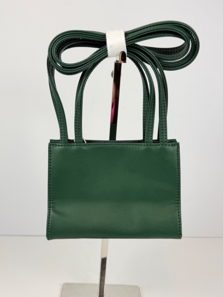 Telfar Green Mini Crossbody Shopper Bag Cross-Body Strap & Original Dust Bag — image 3 of 8